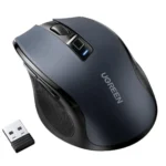 MOUSE INALAMBRICO ERGONOMICO 2.4G NEGRO, 90545, UGREEN