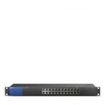 24-PORT SWITCH WITH 12 POE+ PORTS (PORTS 16 AND 1318) AND DEDICATED POE POWER BUDGET OF 120 W, LINKSYS, LINLGS124P