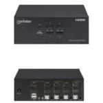 SWITCH KVM HDMI DE 4 PUERTOS PARA DOS MONITORES, MANHATTAN, ICI153539