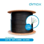 CABLE UTP CAT 5E (80% COBRE) EXTERIORES, C759, DIMAX