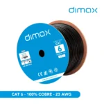 CABLE UTP CAT 6 EXTERIOR 100% COBRE100M , C897, DIMAX