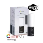 Cámara IP 4 Megapíxel Wi-Fi: Lámpara integrada, audio de dos vías, imagen nocturna a color, detección humana, audios personalizables, almacena en memoria interna, uso exterior., CS-LC3 , EZVIZ