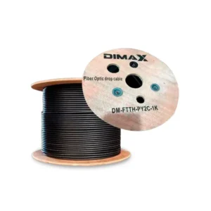 CABLE DROP FRP 2 HILO CON MENSAJERO 1KM, DM-FTTH-PY2C-1K, DIMAX