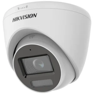 Cámara HDTVI Mini Bala 2MP ColorVu: Resolución 2MP, lente 2.8mm, IR 20m, TVI AHD CVI CVBS, IP67, material metálico/plástico., DS-2CE10DF0T-FS, HIKVISION