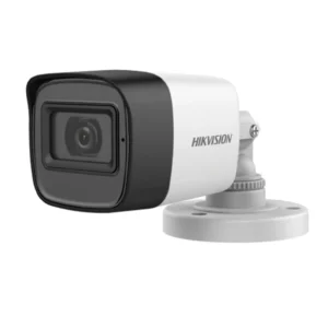 Cámara Metálico EXIR Turret HD 5MP 4 en 1: Audio incorporado, lente 2.8mm, IR 30m, IP67, 4 tecnologías., DS-2CE16H0T-ITFS (2.8MM), HIKVISION