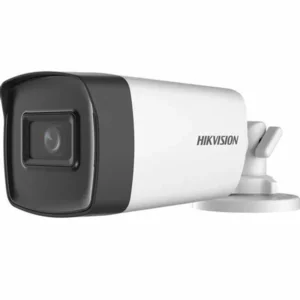 Cámara TVI Bala 5MP: Resolución 5MP, lente fija 3.6mm, IR 80m, IP67, 4 en 1., DS-2CE17H0T-IT5F, HIKVISION