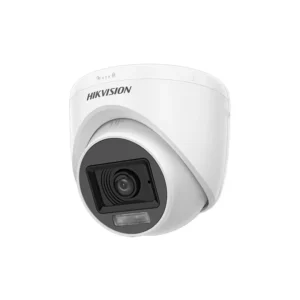 Cámara HDTVI Domo 3K (5MP) para Interiores: Resolución 3K, lente fija 2.8mm, IR 20m, luz blanca 20m., DS-2CE76K0T-LPFS, HIKVISION