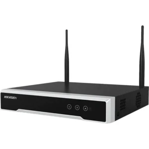 Grabador IP 4CH Hikvision: NVR Wi-Fi, hasta 4MP, H.265+, P2P., DS-7104NI-K1/W/M,