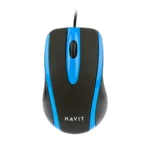 MOUSE USB COLOR NEGRO/AZUL, HV-MS753-B/B, HAVIT