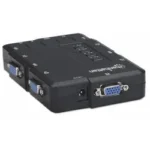 MANHATTAN KVM DE 4 PUERTOS COMPACTO, USB WITH CABLES AND AUDIO, MANHATTAN, ICI151269