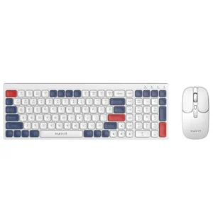 COMBO TECLADO+MOUSE INALAMBRICO, KB830WB-WH, HAVIT