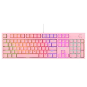 TECLADO MECANICO GAMER ROSA RGB, KB871L-P, HAVIT