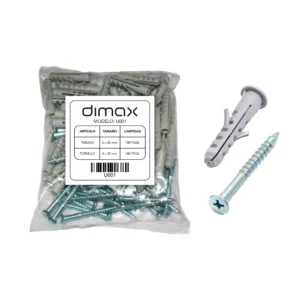 TORNILLOS CON TARUGOS # 6, U001, DIMAX