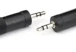 CONECTOR PVC PLUG STEREO 3.5MM A JACK 6.5MM BOLSA DE 50 PIEZAS